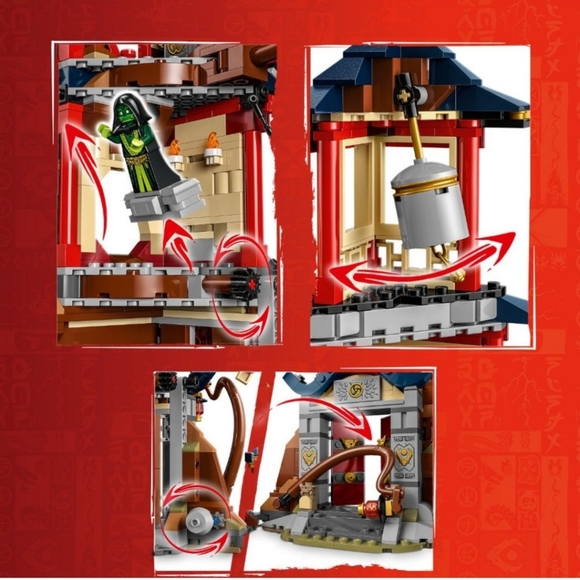 : LEGO NINJAGO dragon rising Temple of the Dragon Energy Cores 71795, Building - Picture 4 of 7